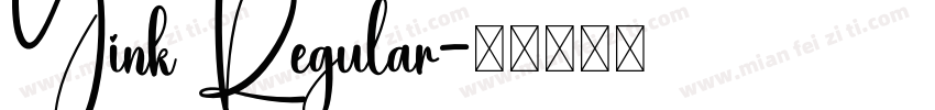 Yink Regular字体转换